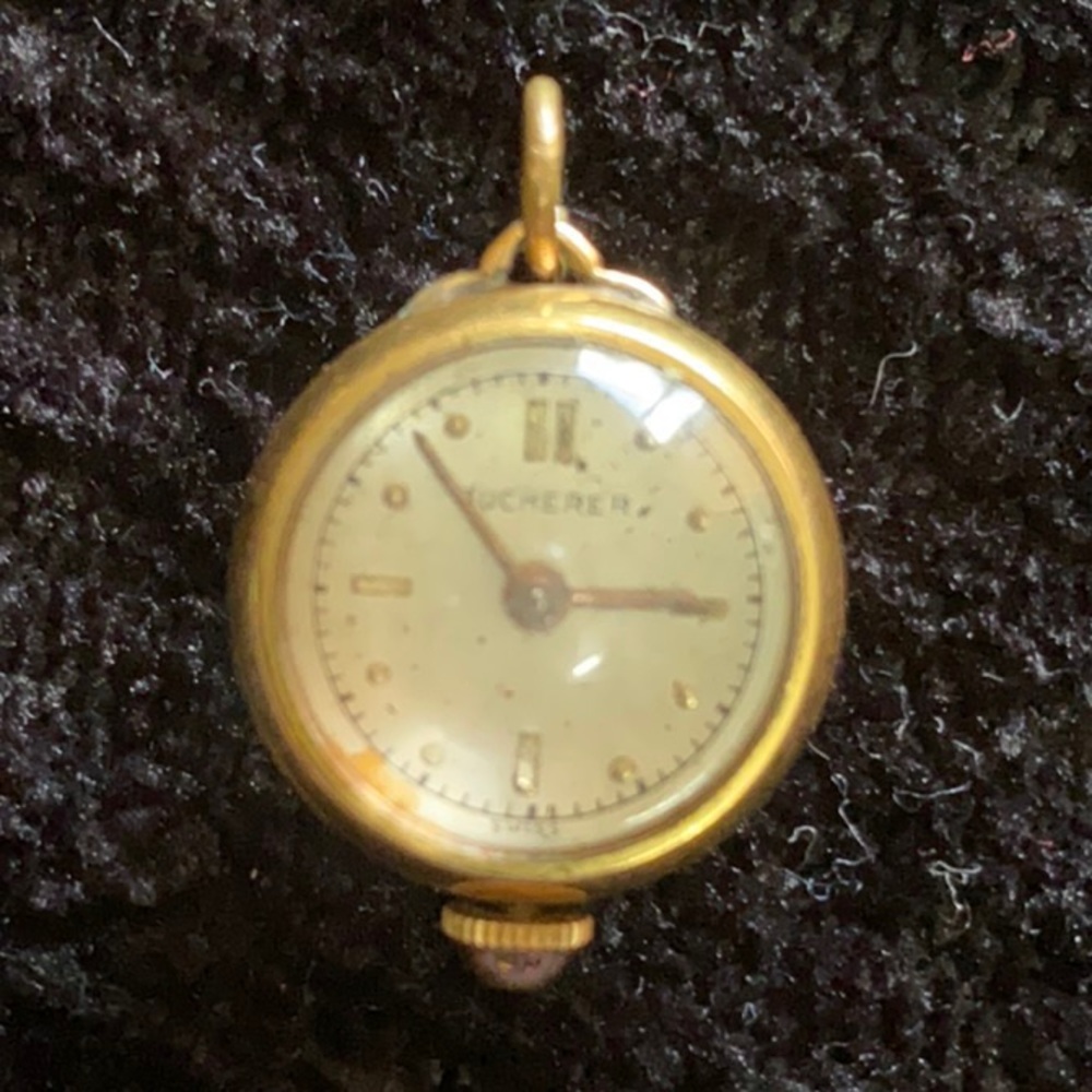 BUCHERER HAND-WIND PENDENT WATCH